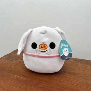 Squishmallow Zero Nightmare Before Christmas 8” UltraSoft Halloween Plush NWT